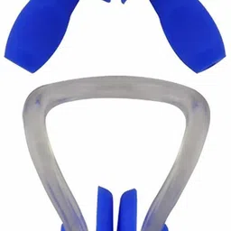 sonani enterprise Swimming kit of Goggles,Cap,earplug & noseplug Set | Easy to Carry , Swimming Kit image 4