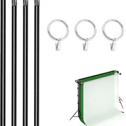 VTS 10ft/3M Background Folding Backdrop Crossbar, 1 x 3m Crossbar, 3 x Clip. Reflector-picture-17