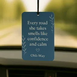ohliway New-3 Ohli-Way Car Air Freshener – Long-Lasting Hanging Perfume Card (Pack of 1) Air Purifier image 2
