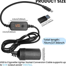 zorbes 12 Amp Turbo Car Charger image 2