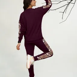 houseofcommon Solid Women Track Suit image 2