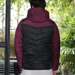campus sutra Men Solid Puffer Jacket image 3