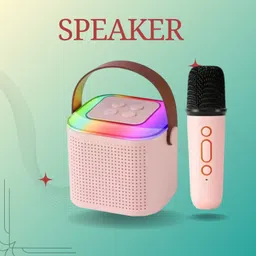 BRVIMA 10W Bluetooth Speaker Wireless Karaoke Mic Speaker with RGB Light speakersZX339 10 W Bluetooth Party Speaker-image-119