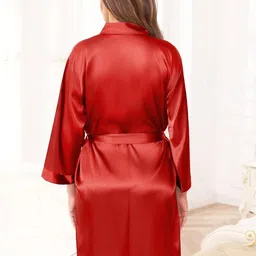 mixopia Red Large Bath Robe image 2