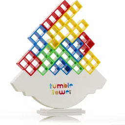 kiddzwalt Tetra Tower Stacking Balancing Toy Board Game Building Blocks Mind Games for Kid-picture-22