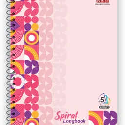 write on white PREMIUM QUALITY 5 SUBJECT SPIRAL A4 Notebook Rulled 200 Pages-picture-25