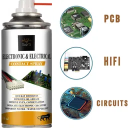 sapi's Electronic Electrical Contact Cleaner Spray Pack of 2 Electrical Cleaning Spray image 3