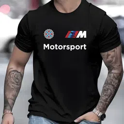 magneto Men Printed Round Neck Pure Cotton Black T-Shirt-picture-12