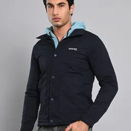killer Men Solid Quilted Jacket image 3