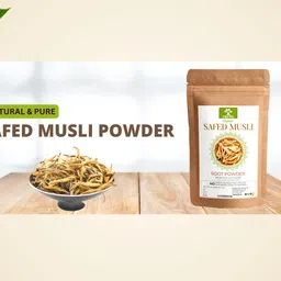trivang Safed Musli Powder | Natural Ayurvedic Support for Vitality & Energy Booster image 2
