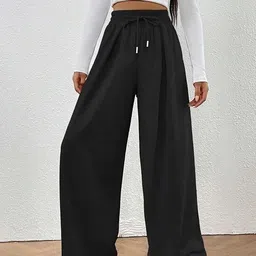 stockton Women Solid Black Track Pants image 4