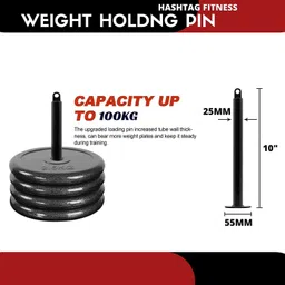 hashtag fitness 7in1 wall mount bar for home gym pulley systems height increasing equipments Pull-up Bar image 3