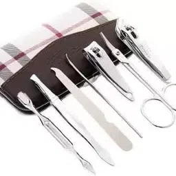 nigrifix 7 In1 Manicure Grooming Set, Stainless Steel Nail Care Kit image 3