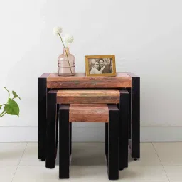 myoon Kesty Nesting Coffee Table in Walnut Finish image 1