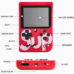Trendy collection store SUP 400 in 1 Retro Game Box Console Handheld Classic (Random Color) (Pack of 1) 8 GB with with Mario/Super Mario/DR Mario/Contra/Turtles and other 400 Games image 2