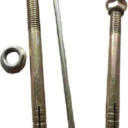 dplink enterprises Zinc Plated Pin Type Anchor Fastener Pack of 4 (8X68MM) Hammer Drive Anchor image 3