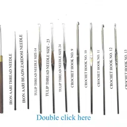 Embroidery Purpose (Pack of 6 Pcs) & Kiroshiya No. 9,10,11,12 & 13 (5 Pcs) Knitting Pin-image-1