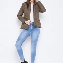 vero amore Women Solid Parka Jacket image 5