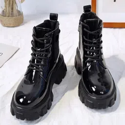 missas group Smart Casual Black Boots For Women & Girls Boots For Women Boots For Women image 5