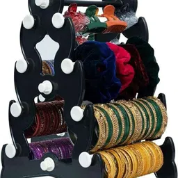 abirami kitchens Luxury Bangle Display Stand | Compact Jewellery Storage Solution Jewellery Organizer-picture-22