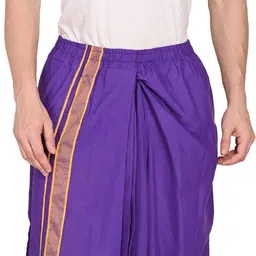 GOWRI TEX Woven Men Dhoti image 5