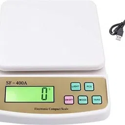 AJ HUB Digital Weighing Machine for Kitchen| Electronic Food Weight Scale Upto 10 KG For Home, Kitchen, Shop | Small, Portable For Food, Fruits, Products Weighing Scale-picture-15