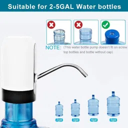 nexora enterprise Automatic Wireless Portable Mini Rechargeable Water Bottle Can Dispenser Bottom Loading Water Dispenser image 2