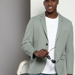 tommy hilfiger Men Solid Single Breasted Casual Blazer image 2