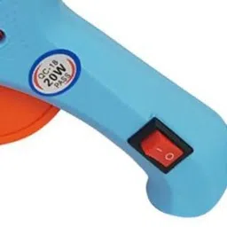 leynou SKY BLUE MINI 20 WATT - 15 GLUE STICKS OF 7MM SIZE Standard Temperature Corded Glue Gun image 2