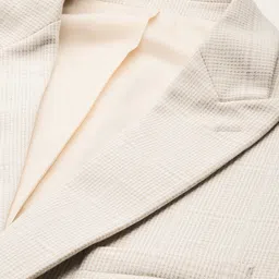 INVICTUS Checked Peaked Lapel Double-Breasted Slim Fit Blazer image 3