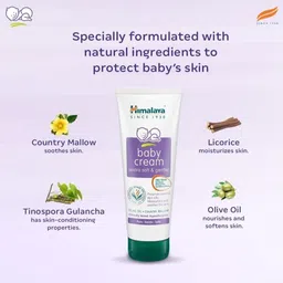 himalaya Baby Cream for Baby's Smooth and Healthy Skin 100ml image 3