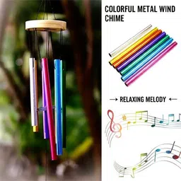global reach Feng Shui Wind Chime with 7 Pipes Perfect for Indoor & Outdoor use Steel Windchime image 5