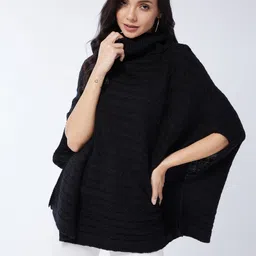 modeve Wool Blend Poncho-picture-19