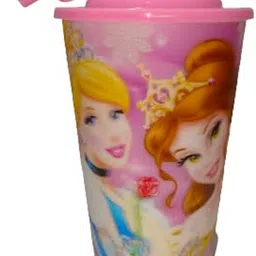 puthak 3D Multi-Color Sipper Glass with Straw for Kids Toddler image 2