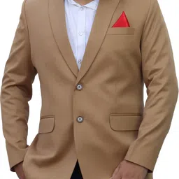 aljaami Men Solid Single Breasted Casual Blazer-picture-10