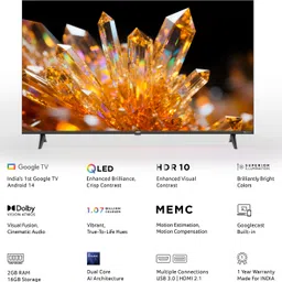 acer 127 cm (50 inch) QLED Ultra HD (4K) Smart Google TV image 3