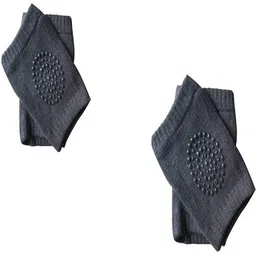 Baby Knee Pads for Crawling, Anti-Slip Padded Stretchable Elastic . Dark Gray Color Baby Knee Pads-image-90