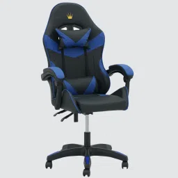 royaloak Blue Hawk Leatherette Gaming Chair In Blue Color image 5