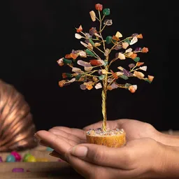 arhamarts Navratan Tree Decorative Showpiece - 4 cm image 3