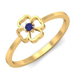 KUBERBOX Fianza 18KT Gold Tanzanite Ring-1.8gm-picture-14