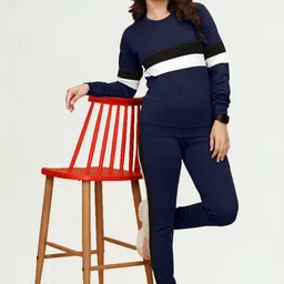 rakesh creation Striped Women Track Suit-picture-24
