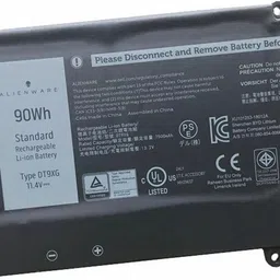 DELL DT9XG Alienware Area-51m R1 R2 ALWA51M-D1968W D1969PW D1746W D1733B D1735DB D1766W D1733PB D1748DW Series 07PWKV 0KJYFY 6 Cell Laptop Battery image 3