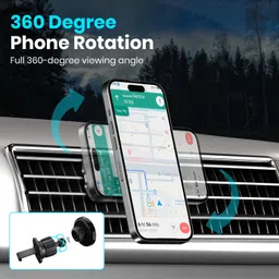 portronics Car Mobile Holder for AC Vent image 4