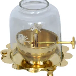 Akhand jyot Brass Table Diya-image-83