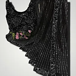 ruchket Embroidered Bollywood Net Saree-picture-11