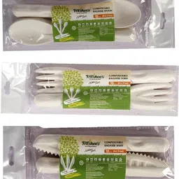 freshee Disposable Sugarcane Bagasse Cutlery Set-picture-14