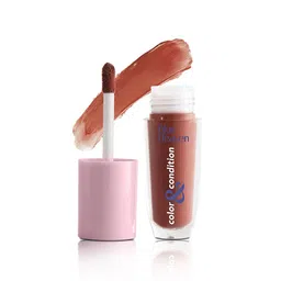 Blue Heaven Color & Condition Tinted Conditioning Lip Oil 4.2ml - Glazed Brown image 1