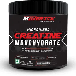 maverick nutrition Micronised Creatine Monohydrate 33 Servings Creatine image 1