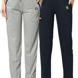 mack jonney Pack of 2 Women Solid Multicolor Track Pants-picture-15