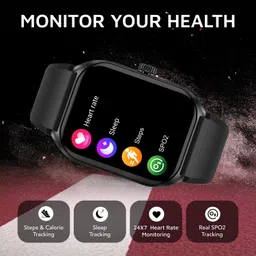 Cult X1 2.04" Amoled Display,1000 NITS, Bluetooth Calling, 300mAh Battery, AOD Smartwatch image 5